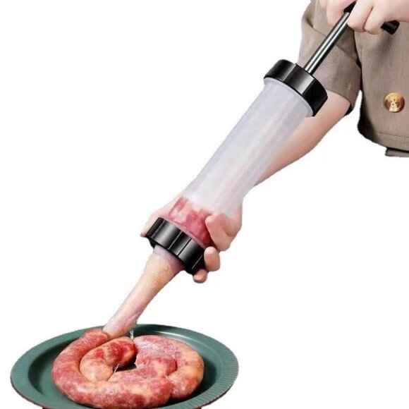 Meat Sausage Stuffer Filler Hand Operated Salami Maker1 Pack - Picture 1 of 11